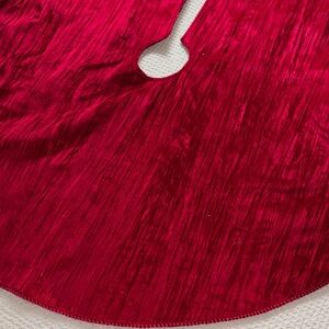 Velvet  Christmas tree skirt